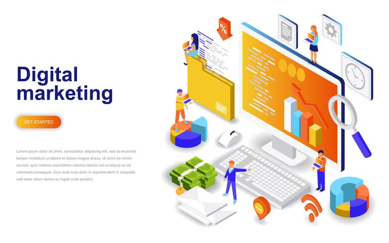 digital marketing website banner